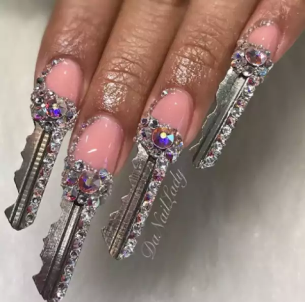 Can You Rock These Key-Like Nails? - Photos